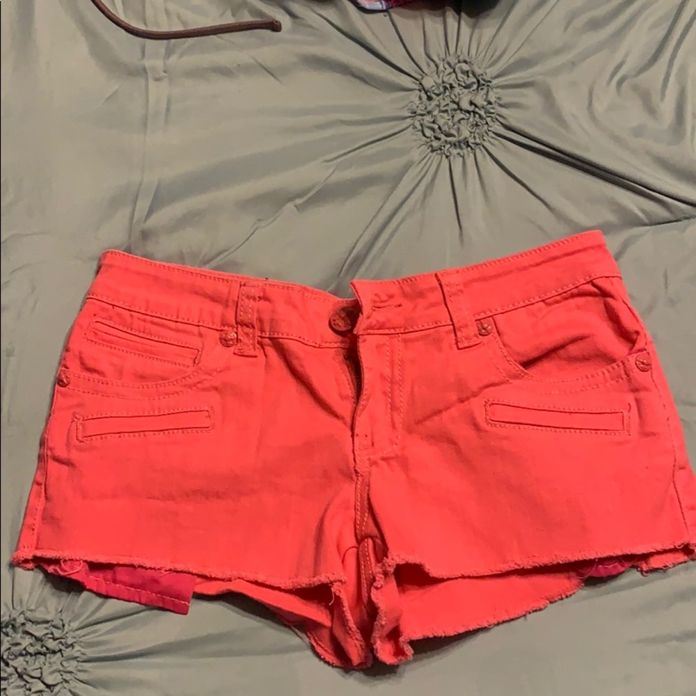 Request jeans brand pink shorts size 5/27